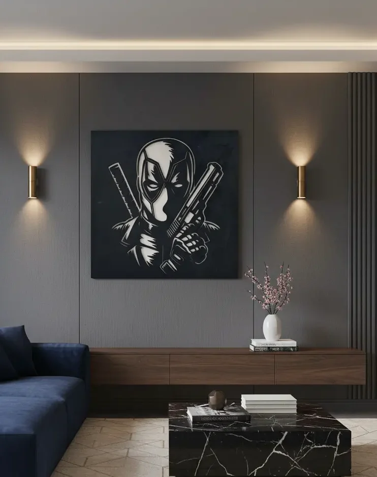Decor de perete Deadpool