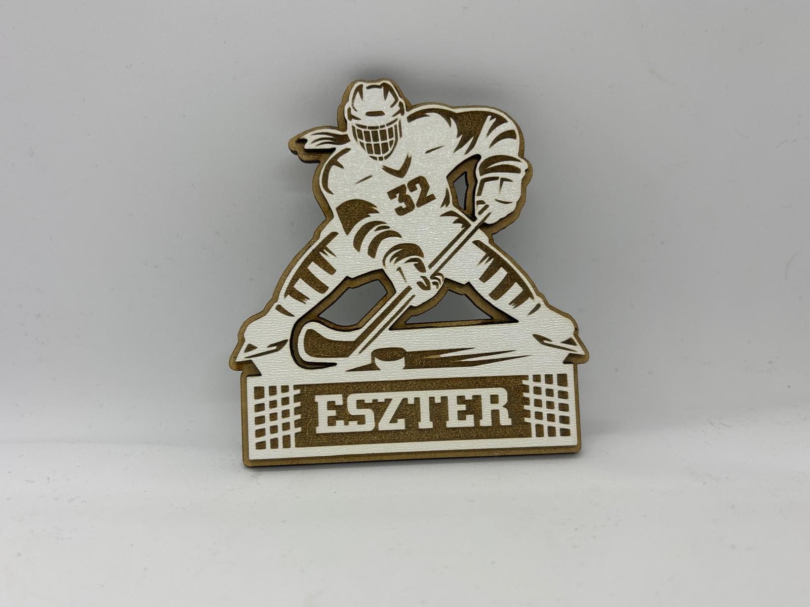 Magnet de frigider hocheist personalizat din lemn